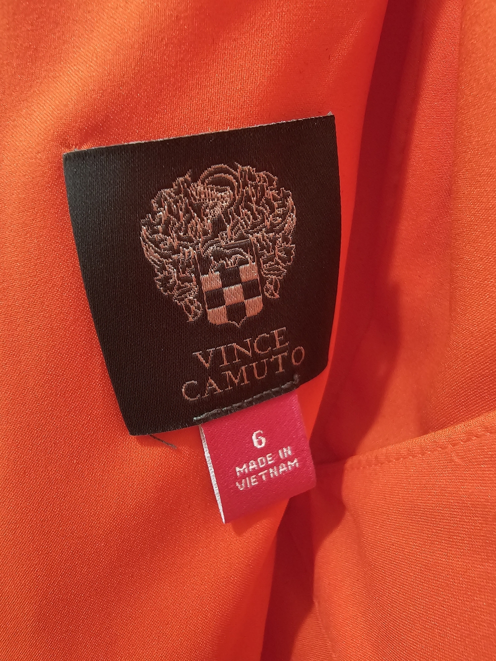 Vince Camuto Coral Ruffle High-Low Faux Wrap Dress - Picture 10 of 11